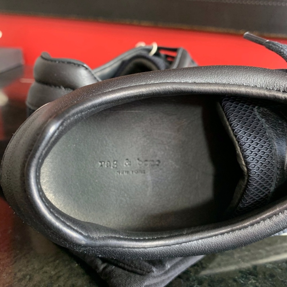 Rag & Bone NIB leather-trimmed sneakers 10 - Picture 9 of 16